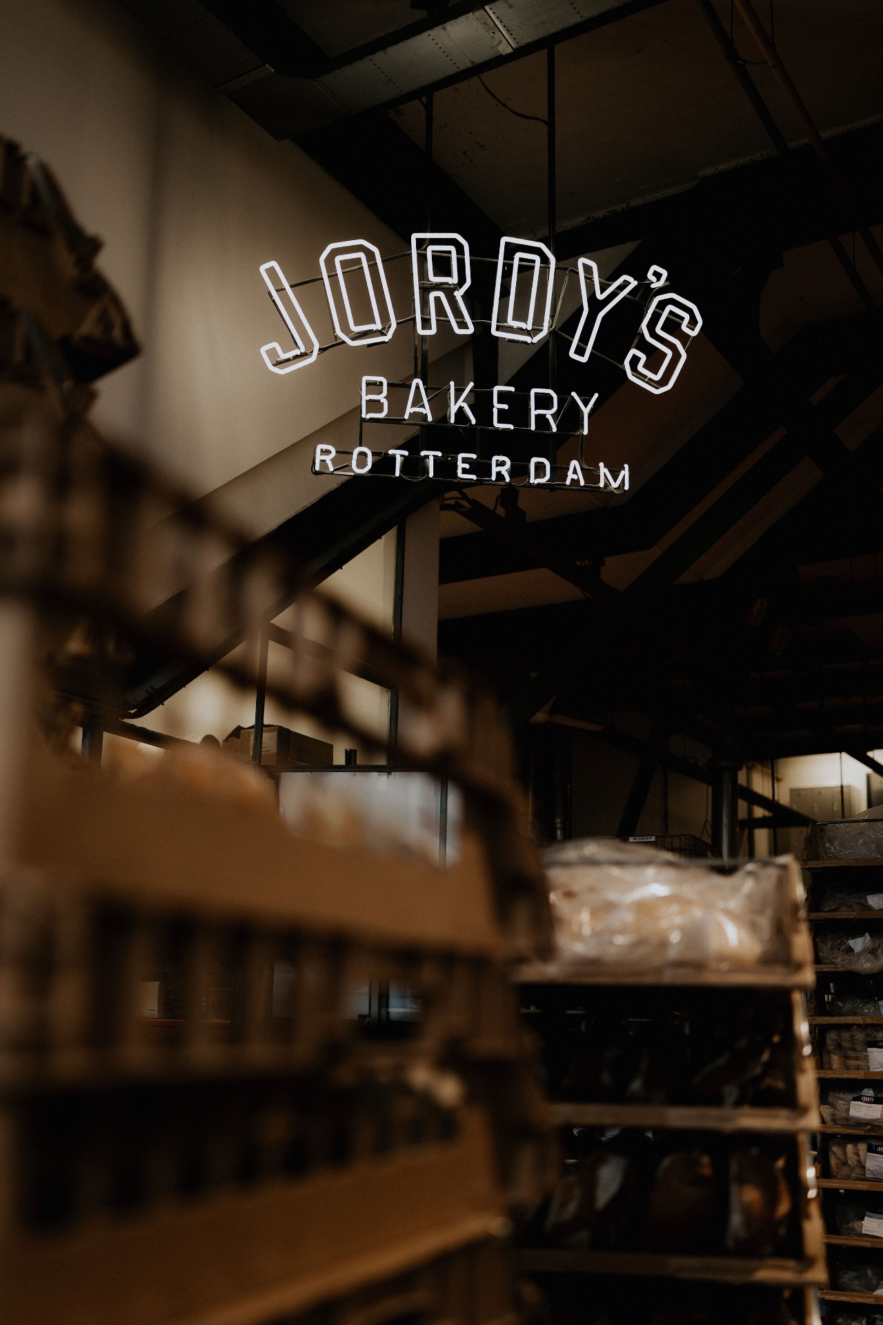 Jordy's Bakery Rotterdam neonbord